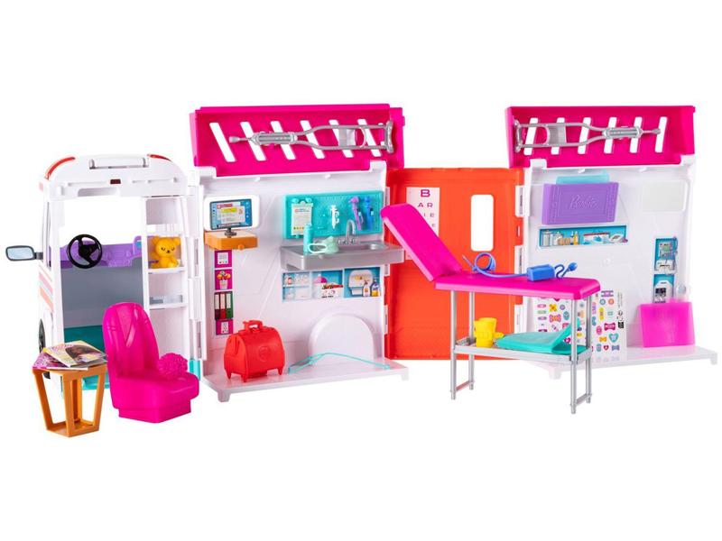 Imagem de Playset Barbie Profissões Clínica Médica Mattel