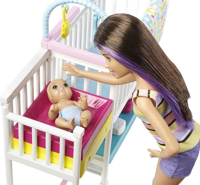 Imagem de Playset Barbie Skipper Babysitters Inc Nap 'n Nurture Nursery