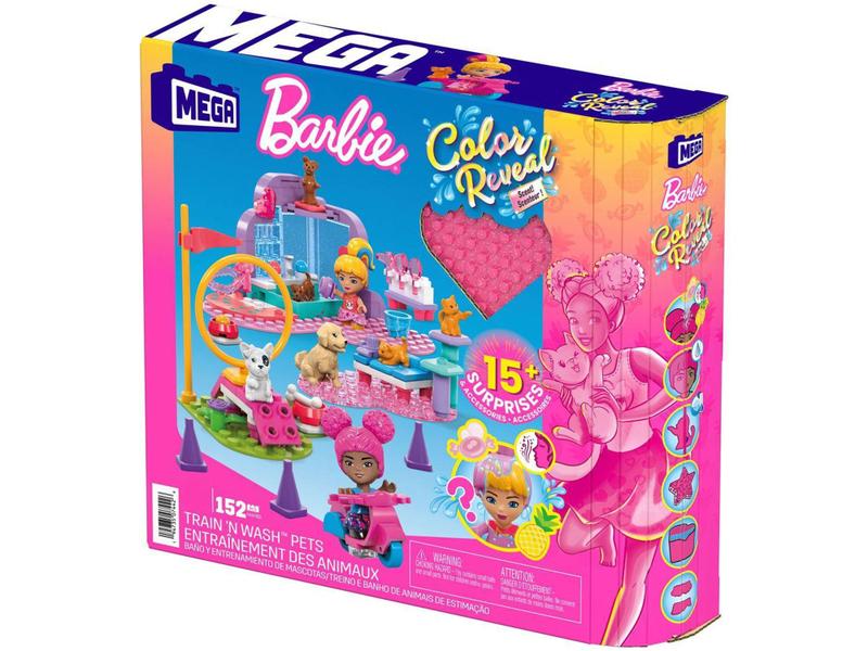 Imagem de Playset Barbie Treino e Banho Mattel 152 Peças