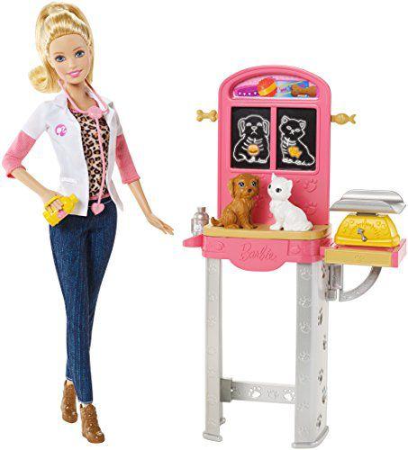 Imagem de Playset Barbie Veterinária com Acessórios e Animais - Diversão Garantida