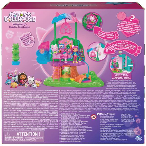 Playset Casa na Árvore Transformável com Acessórios e Luzes - Gabby's Dollhouse Imagem de Playset Casa na Árvore Transformável com Acessórios e Luzes