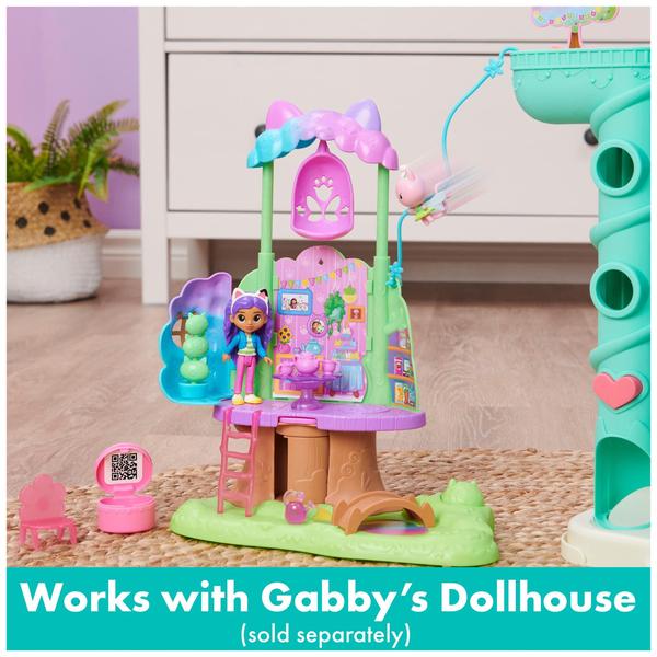 Playset Casa na Árvore Transformável com Acessórios e Luzes - Gabby's Dollhouse Imagem de Playset Casa na Árvore Transformável com Acessórios e Luzes
