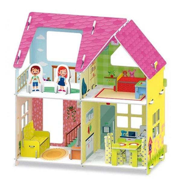 Imagem de Playset Casinha Happy House 3D em Cartão Xalingo - 16332