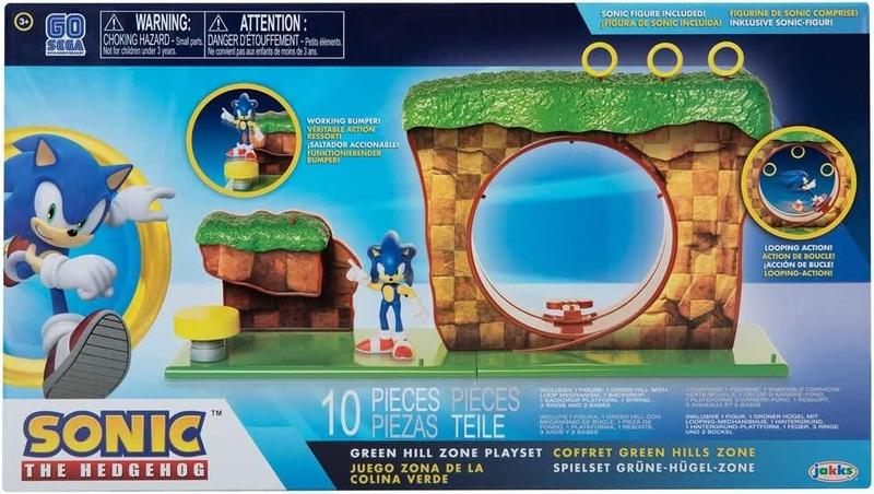 Imagem de Playset Colina Verde Sonic Green Hill Zone - Sunny 3403