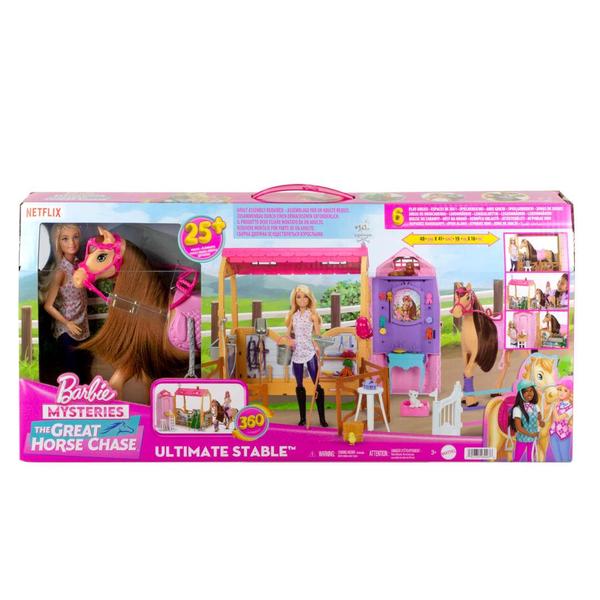 Imagem de Playset com Boneca Barbie - Estábulo dos Sonhos - Barbie Mysteries - Mattel