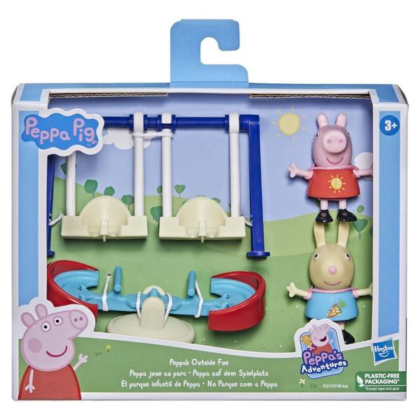 Imagem de Playset com Mini Figuras - No parque com a Peppa - Peppa Pig - Hasbro