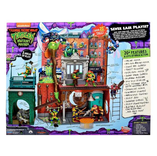 Imagem de Playset Covil no Esgoto As Tartarugas Ninja - Sunny 3675