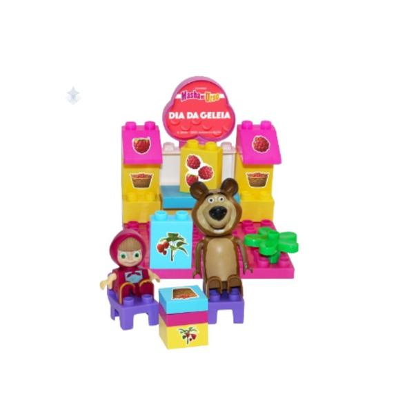 Imagem de Playset Dia da Geleia Masha e Urso Blocos de Montar