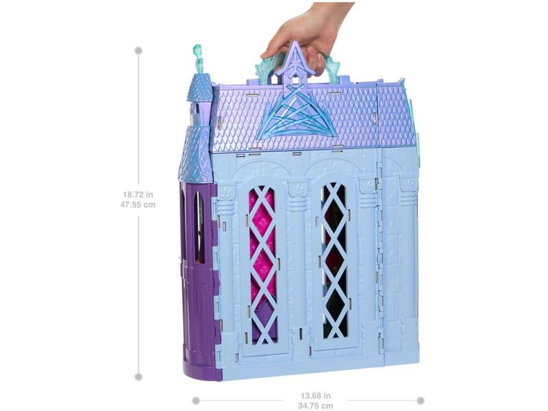 Imagem de Playset Disney Frozen Castelo Arendelle da Elsa - Mattel 15 Peças