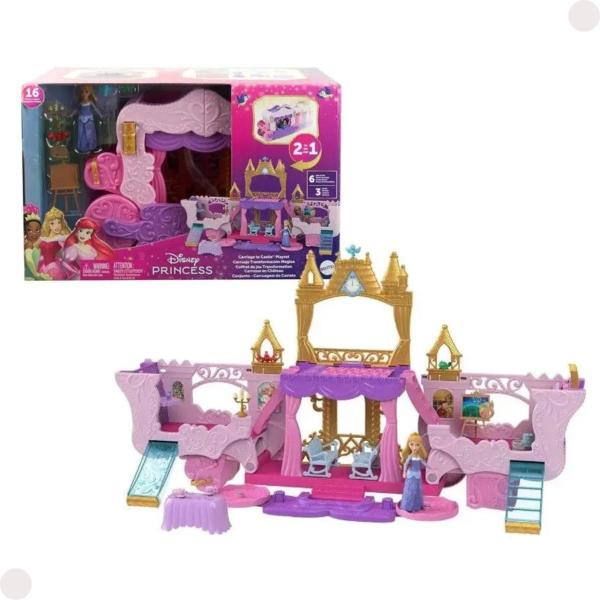 Imagem de Playset Disney Princesa Conjunto Carruagem Transformação Mágica HWX17 Mattel