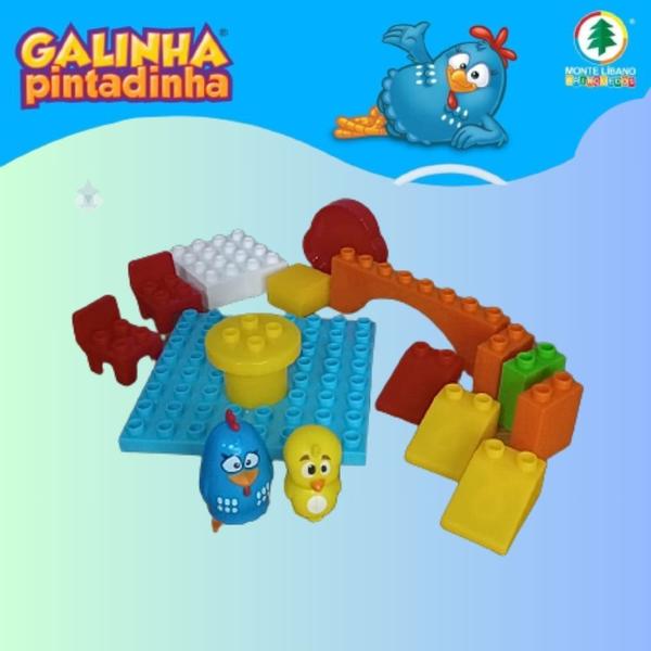 Imagem de Playset Festa de Aniversário Galinha Pintadinha Blocos de Montar