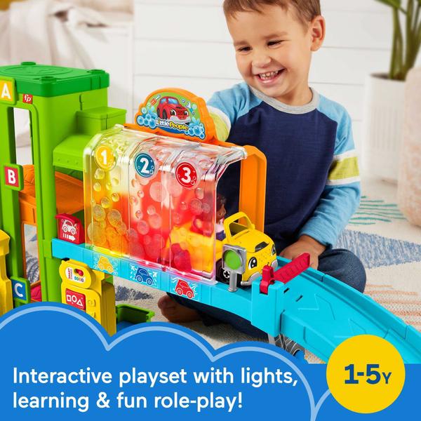 Imagem de Playset Fisher-Price Little People Light-Up Learning Garage