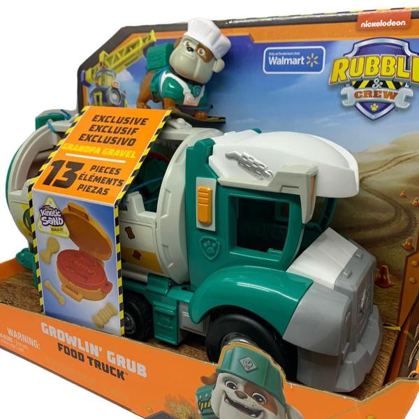 Playset Food Truck Do Vovô Gravel Rubble & Crew Sunny Imagem de Playset Food Truck Do Vovô Gravel Rubble & Crew Sunny