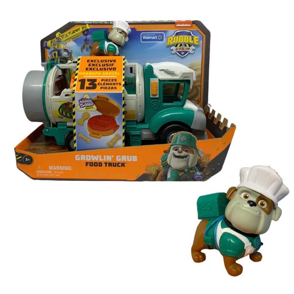 Playset Food Truck Do Vovô Gravel Rubble & Crew Sunny Imagem de Playset Food Truck Do Vovô Gravel Rubble & Crew Sunny