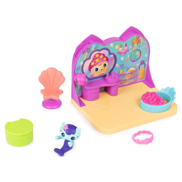 Imagem de Playset Gabby's Dollhouse MerCat's Spa Room com boneco de mais de 3 anos