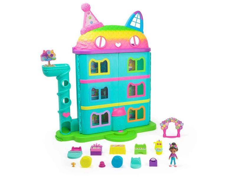 Imagem de Playset Gabbys Dollhouse Celebração Sunny  - Brinquedos 14 Peças