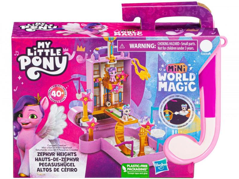 Playset Hasbro Mini World Magic Compact - Creation Zephyr Heights 43 Peças Imagem de Playset Hasbro Mini World Magic Compact - Creation Zephyr Heights 43 Peças