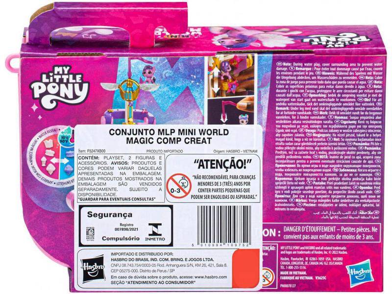 Playset Hasbro Mini World Magic Compact - Creation Zephyr Heights 43 Peças Imagem de Playset Hasbro Mini World Magic Compact - Creation Zephyr Heights 43 Peças