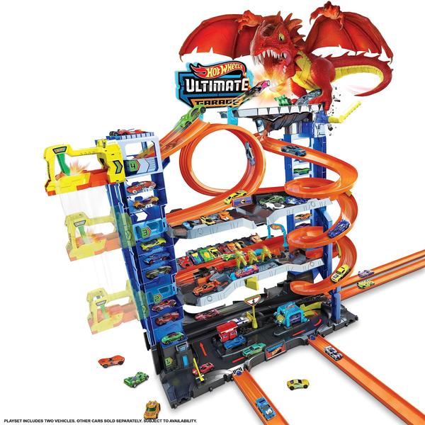 Imagem de Playset Hot Wheels City Ultimate Garage com 2 carros +50 carros