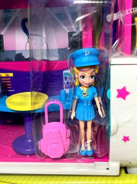 Imagem de Playset Jatinho Fabuloso Polly Pocket Avião - Mattel Brinquedos