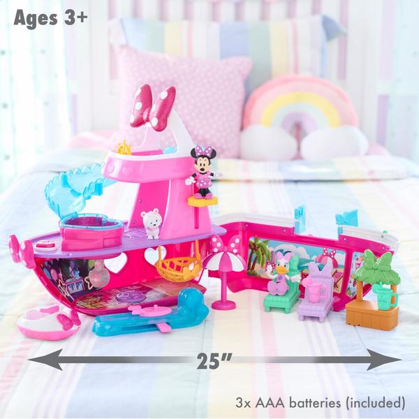 Imagem de Playset Just Play Disney Junior Minnie Mouse Bowdazzling Yacht