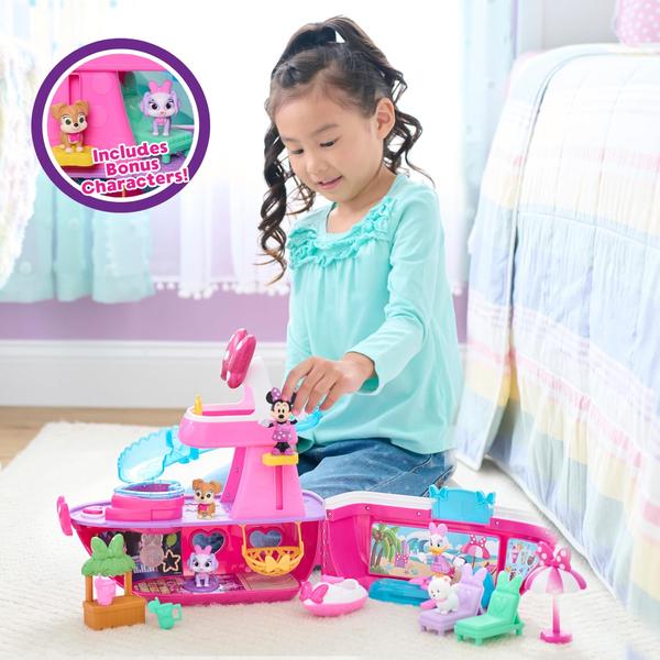 Imagem de Playset Just Play Disney Junior Minnie Mouse Bowdazzling Yacht