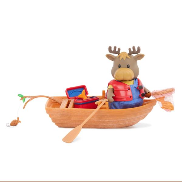 Imagem de Playset Li'l Woodzeez Happy Camper 53 unidades com família Moose