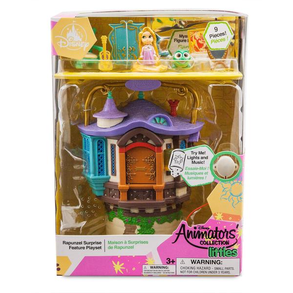 Imagem de Playset: Little Rapunzel, do Disney Animators, Tangled with Figures