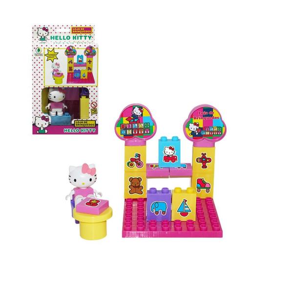 Imagem de Playset Loja de Brinquedos Hello Kitty Blocos de Montar