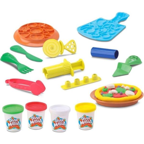 Imagem de Playset Massinha de Modelar Diver Massa - Você Pizzaiolo - Divertoys -