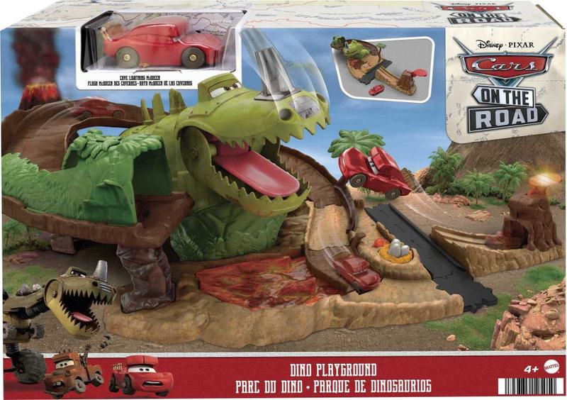 Imagem de Playset Mattel Disney Pixar Cars Dinosaur Playground com carro