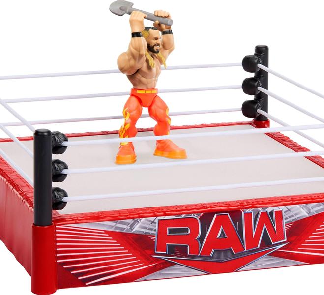 Imagem de Playset Mattel WWE Knuckle Crunchers Rebound Ring com boneco