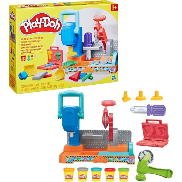 Playset Mesa de Ferramentas Coloridas Playdoh F91415B00 - Hasbro Imagem de Playset Mesa de Ferramentas Coloridas Playdoh F91415B00 - Hasbro