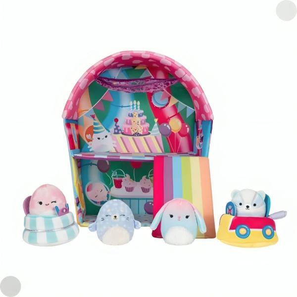 Playset Palácio Da Diversão Com 04 Pelúcia Squishmallow 3439 - Sunny Imagem de Playset Palácio Da Diversão Com 04 Pelúcia Squishmallow 3439 - Sunny