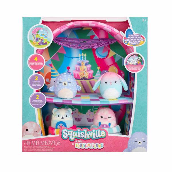 Imagem de Playset Palácio da Diversão com 4 Pelúcias - Squishville