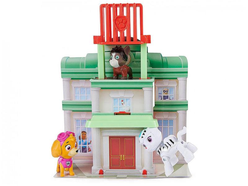 Playset Patrulha Canina Kit de Salvamento Cat Pack - Leo e Marshall Sunny Brinquedos Imagem de Playset Patrulha Canina Kit de Salvamento Cat Pack