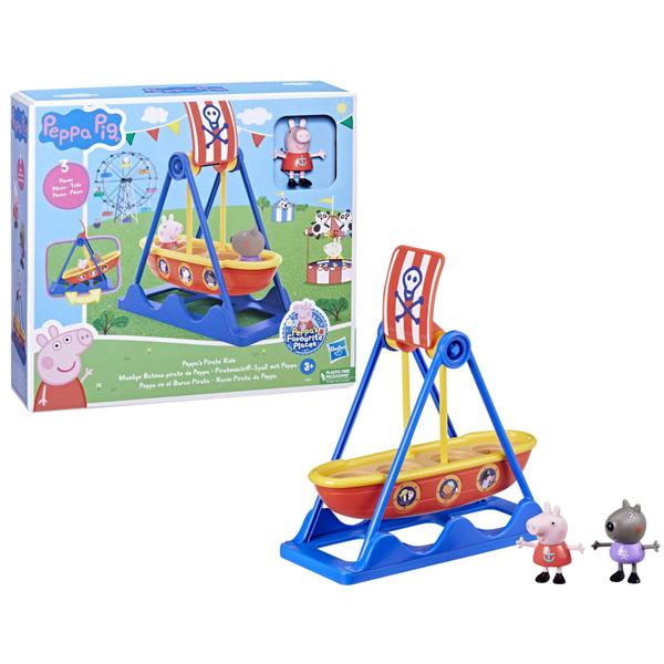 Imagem de Playset Peppa Pig Peppa's Pirate Ride com navio giratório de mais de 3 anos