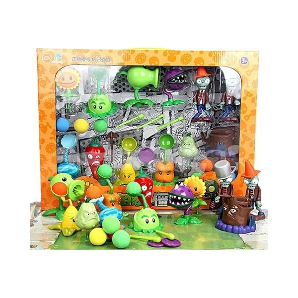 Imagem de Playset Plantas vs. Zumbis 2 - Meninos - Cactus, Peashooter e Canhão de Coco