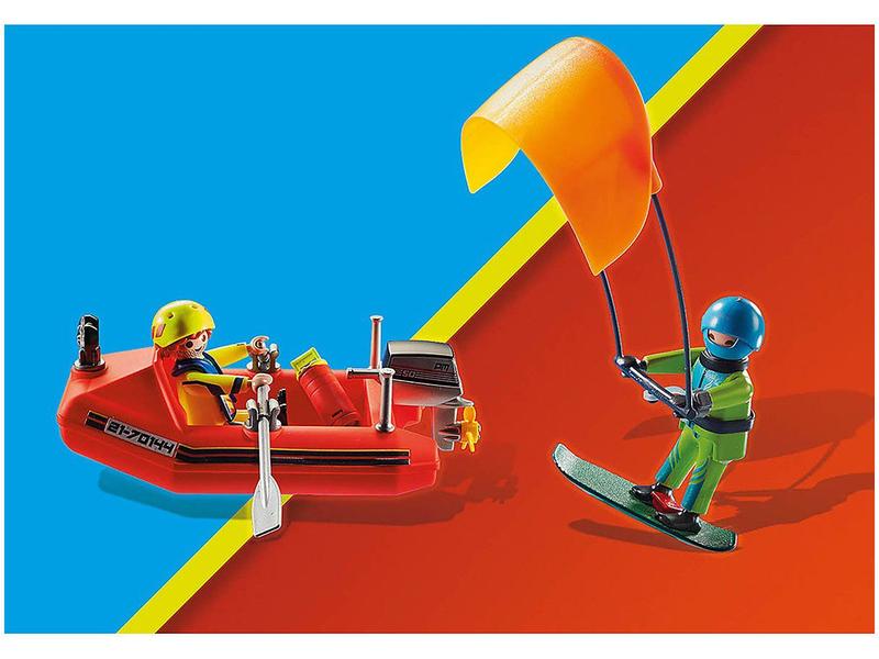 Imagem de Playset Playmobil City Action Lancha de Resgate 