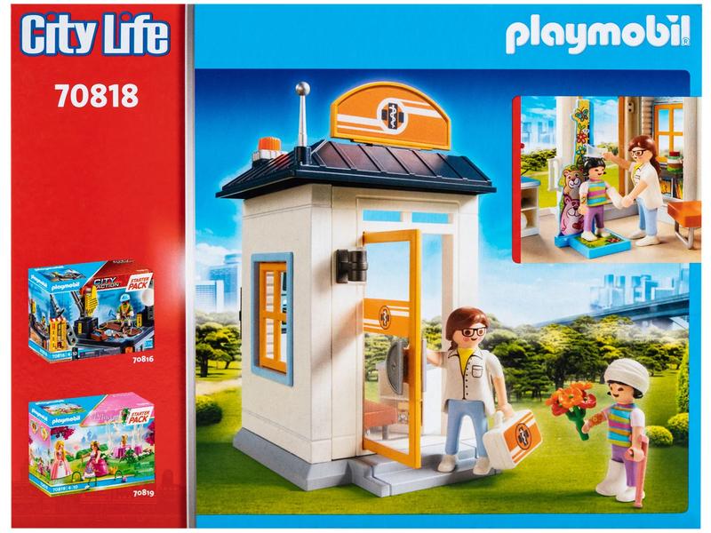 Imagem de Playset Playmobil Starter Pack Consultório