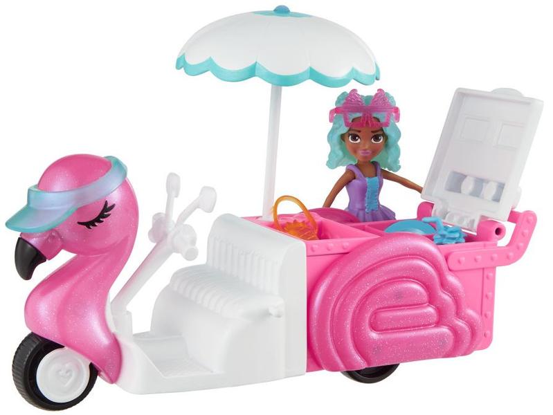 Imagem de Playset Polly Pocket Carrinho de Lanches Flamingo