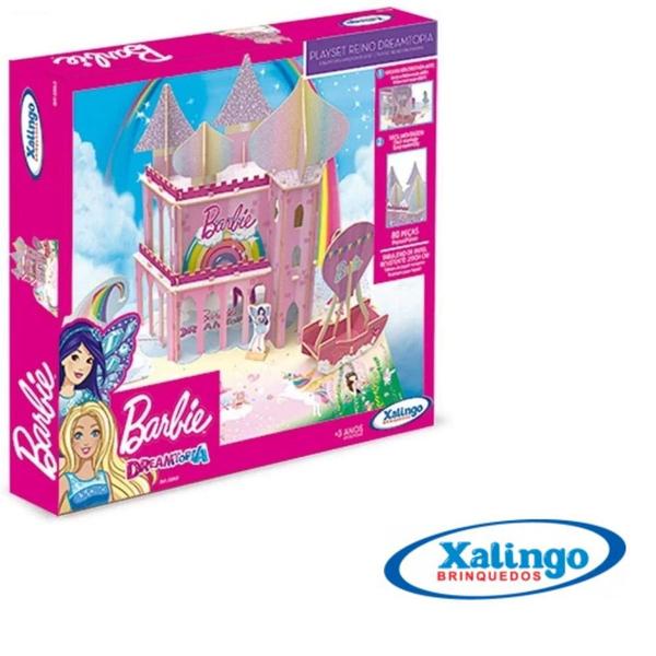 Playset Reino Dreamtopia Barbie Xalingo - 2266.5 Imagem de Playset Reino Dreamtopia Barbie Xalingo - 2266.5