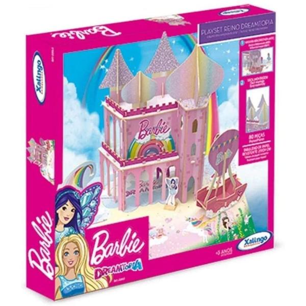 Playset Reino Dreamtopia Barbie Xalingo - 2266.5 Imagem de Playset Reino Dreamtopia Barbie Xalingo - 2266.5