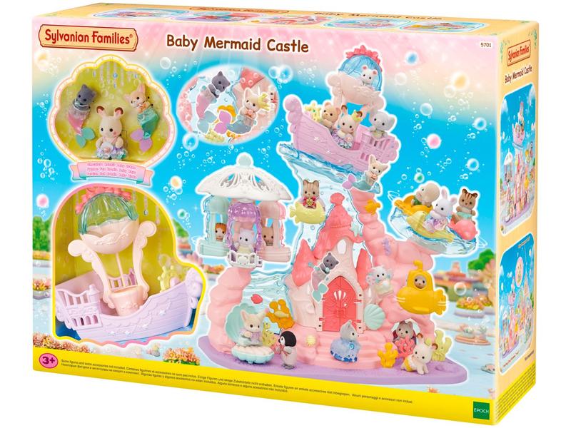 Playset Sylvanian Families Castelo da Bebê Sereia - Epoch Imagem de Playset Sylvanian Families Castelo da Bebê Sereia