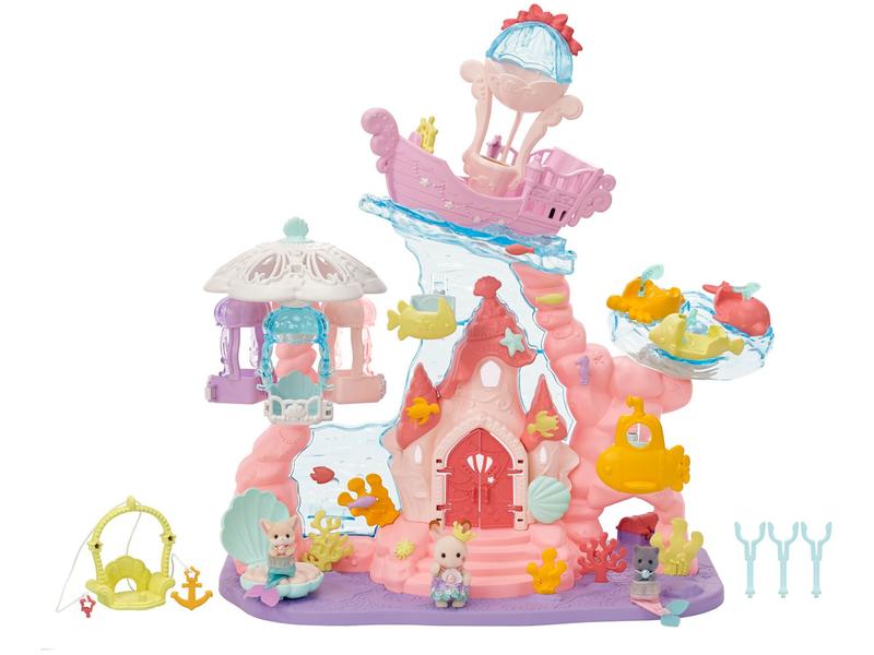 Playset Sylvanian Families Castelo da Bebê Sereia - Epoch Imagem de Playset Sylvanian Families Castelo da Bebê Sereia