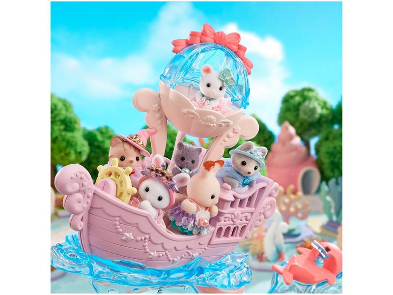 Playset Sylvanian Families Castelo da Bebê Sereia - Epoch Imagem de Playset Sylvanian Families Castelo da Bebê Sereia