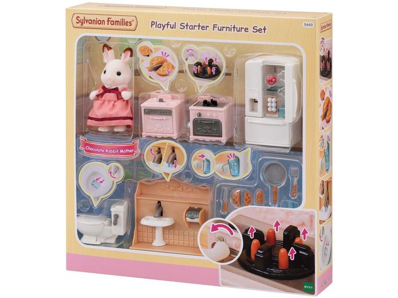 Playset Sylvanian Families - Conjunto Primeiros Móveis Divertidos Imagem de Playset Sylvanian Families - Conjunto Primeiros Móveis Divertidos