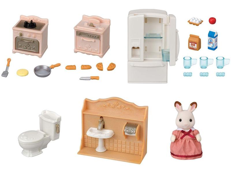 Playset Sylvanian Families - Conjunto Primeiros Móveis Divertidos Imagem de Playset Sylvanian Families - Conjunto Primeiros Móveis Divertidos