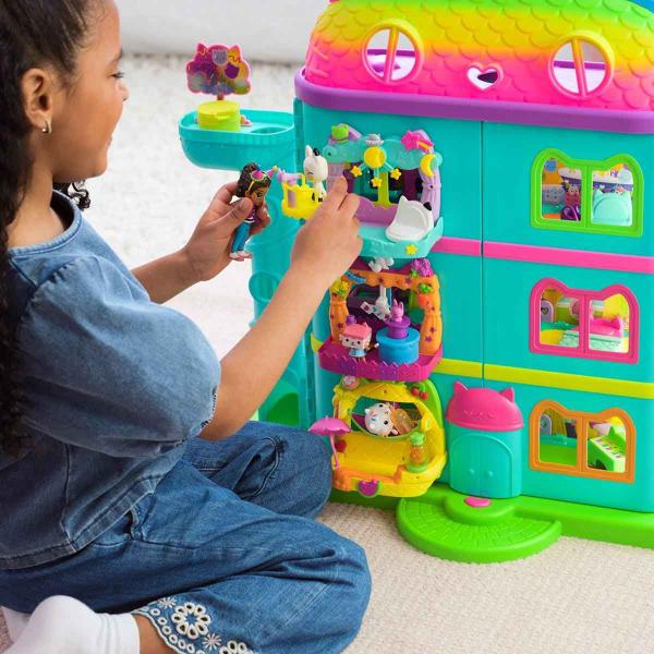 Imagem de Playset Varanda com Cakey Cat - Gabby's Dollhouse