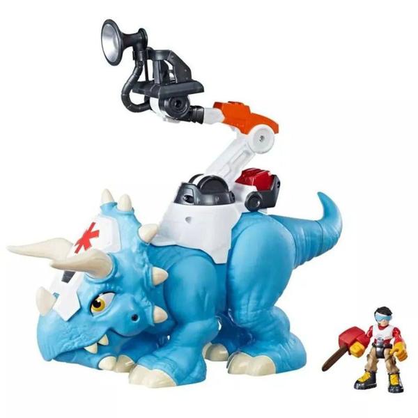 Imagem de Playskool Boneco Triceratops E Sam Ciência - Hasbro E1976